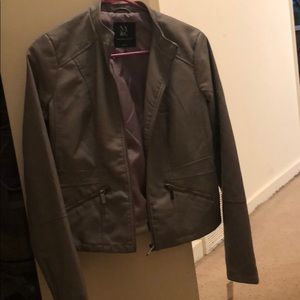 BNWT NY&C leather jacket
